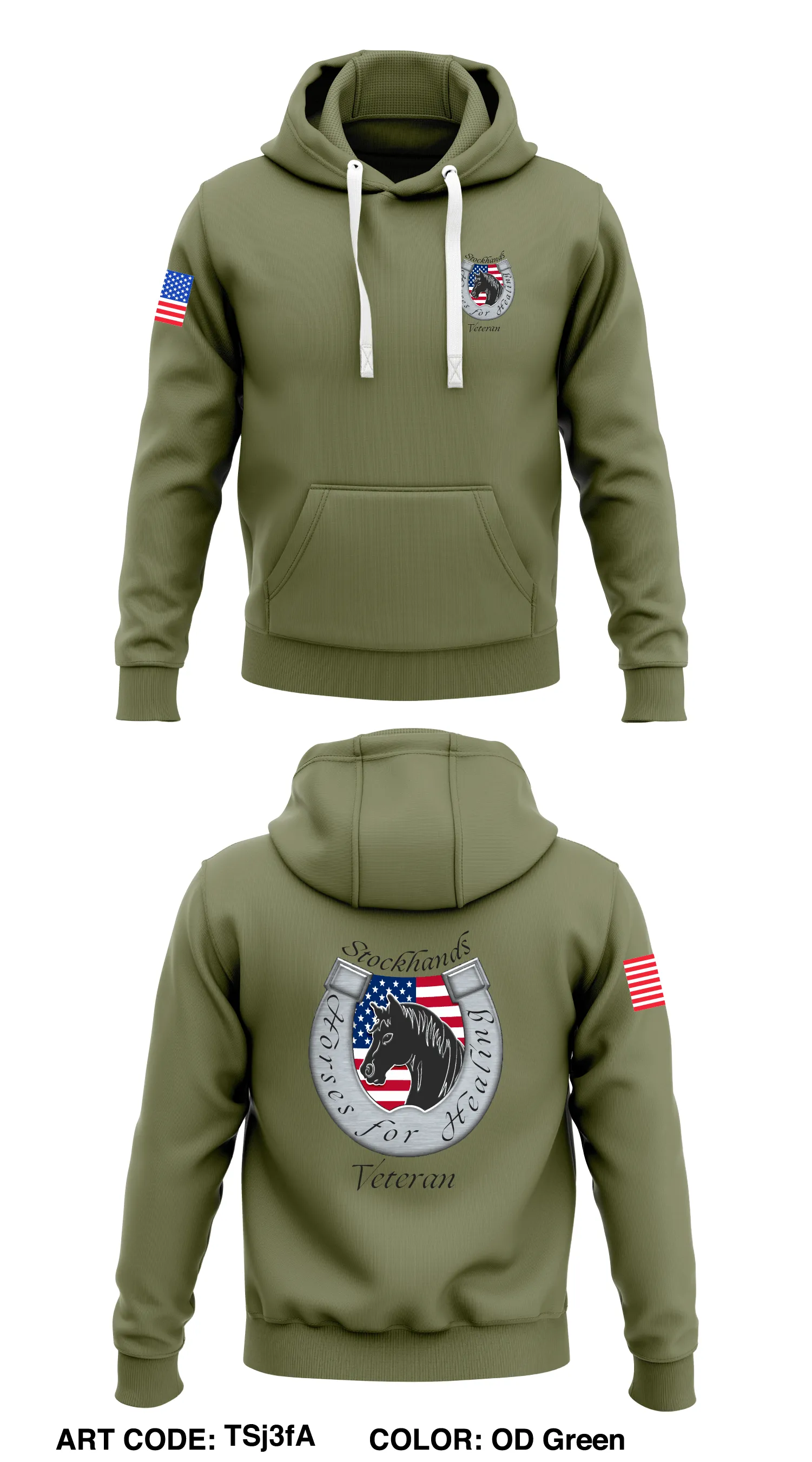 Stockshands Horses For Healing Store 1  Core Men's Hooded Performance Sweatshirt - TSj3fA