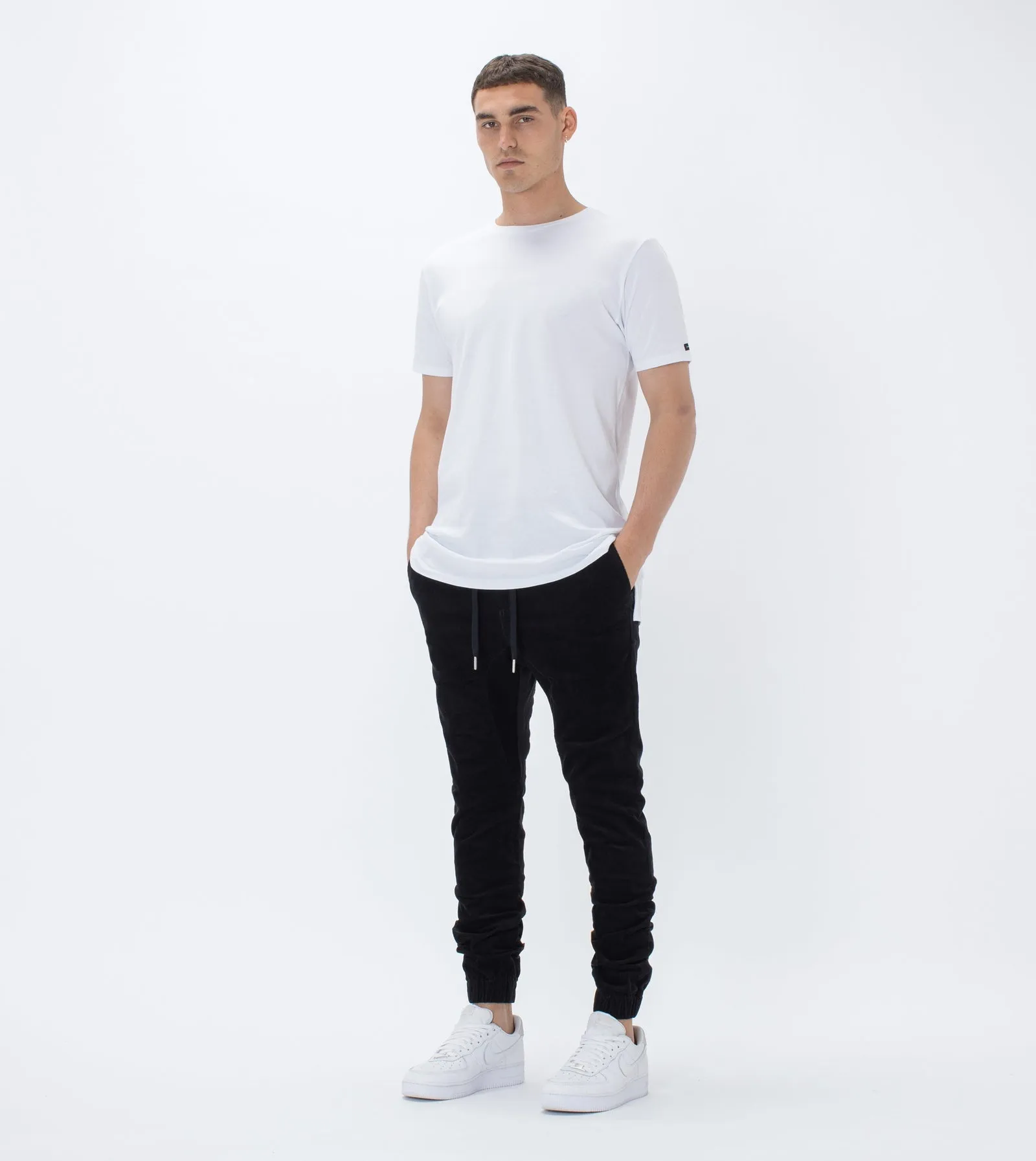 Sureshot Corduroy Joggers Black
