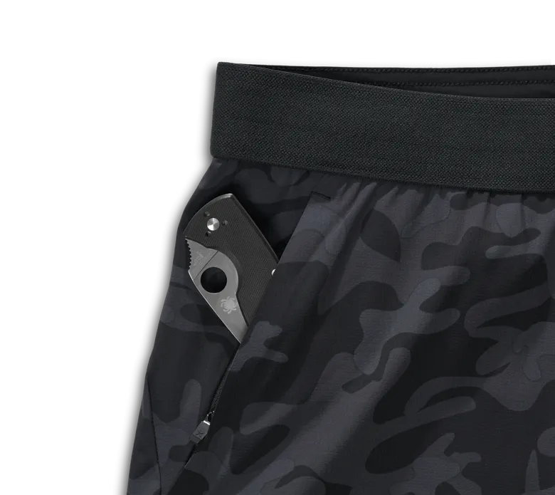 Tactical Short - Black Camo / Liner