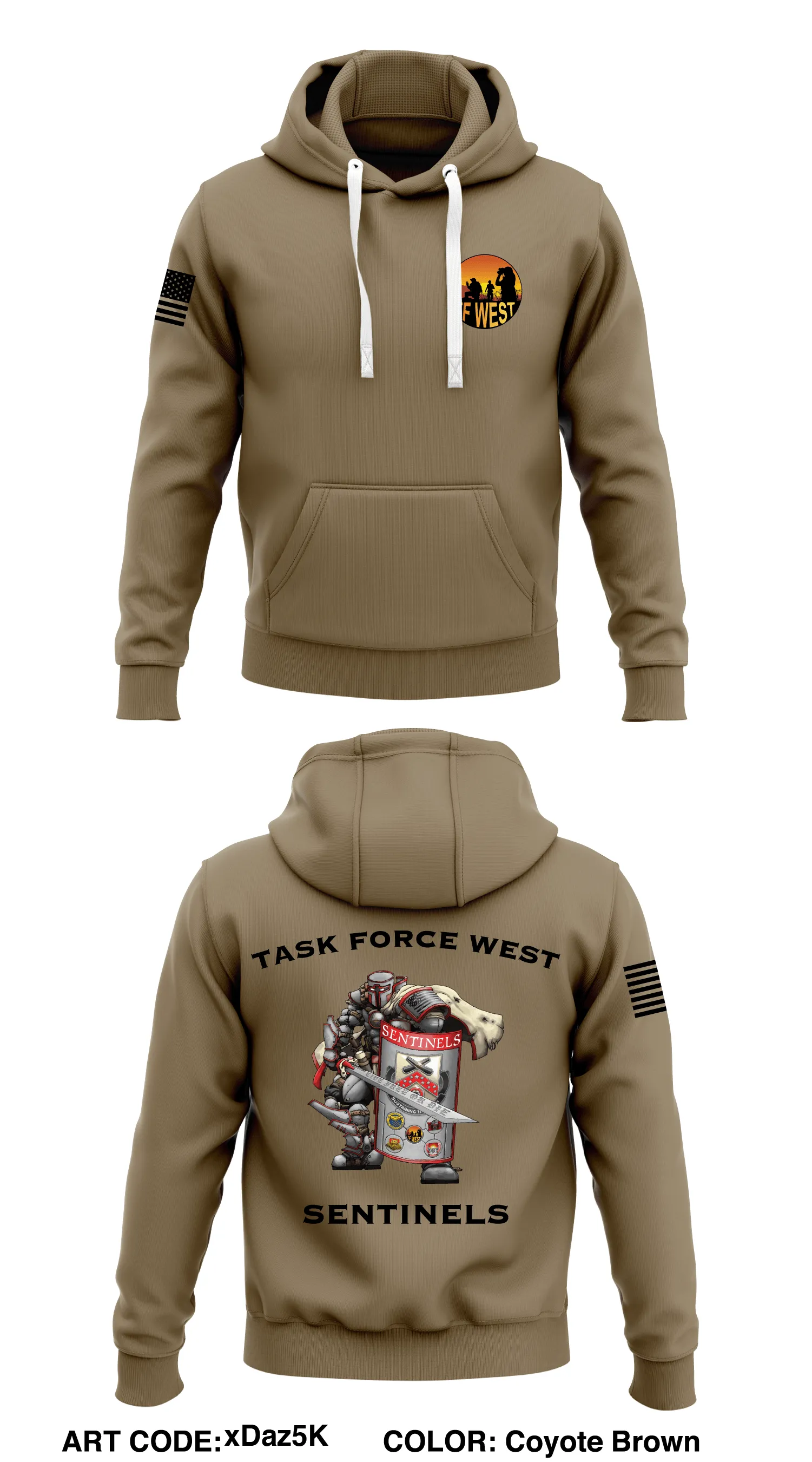 Task Force West Sentinels  Store 1  Core Men's Hooded Performance Sweatshirt - xDaz5K