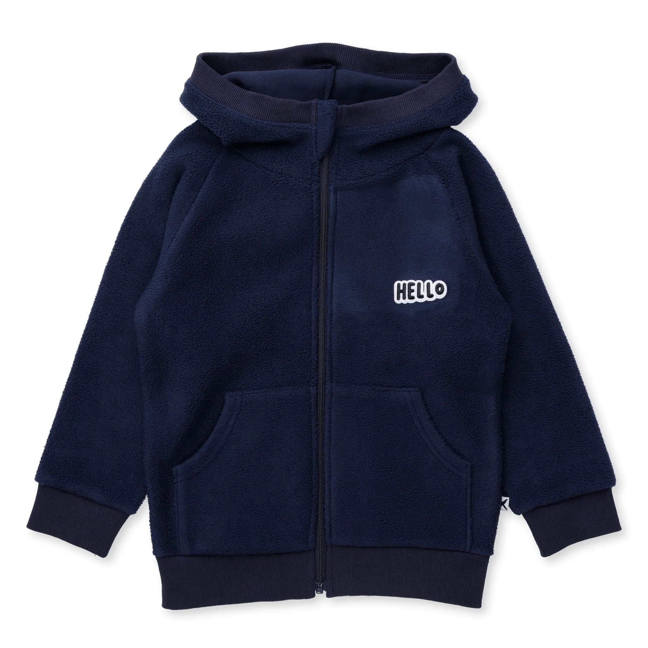 Teddy Zip Up - Navy