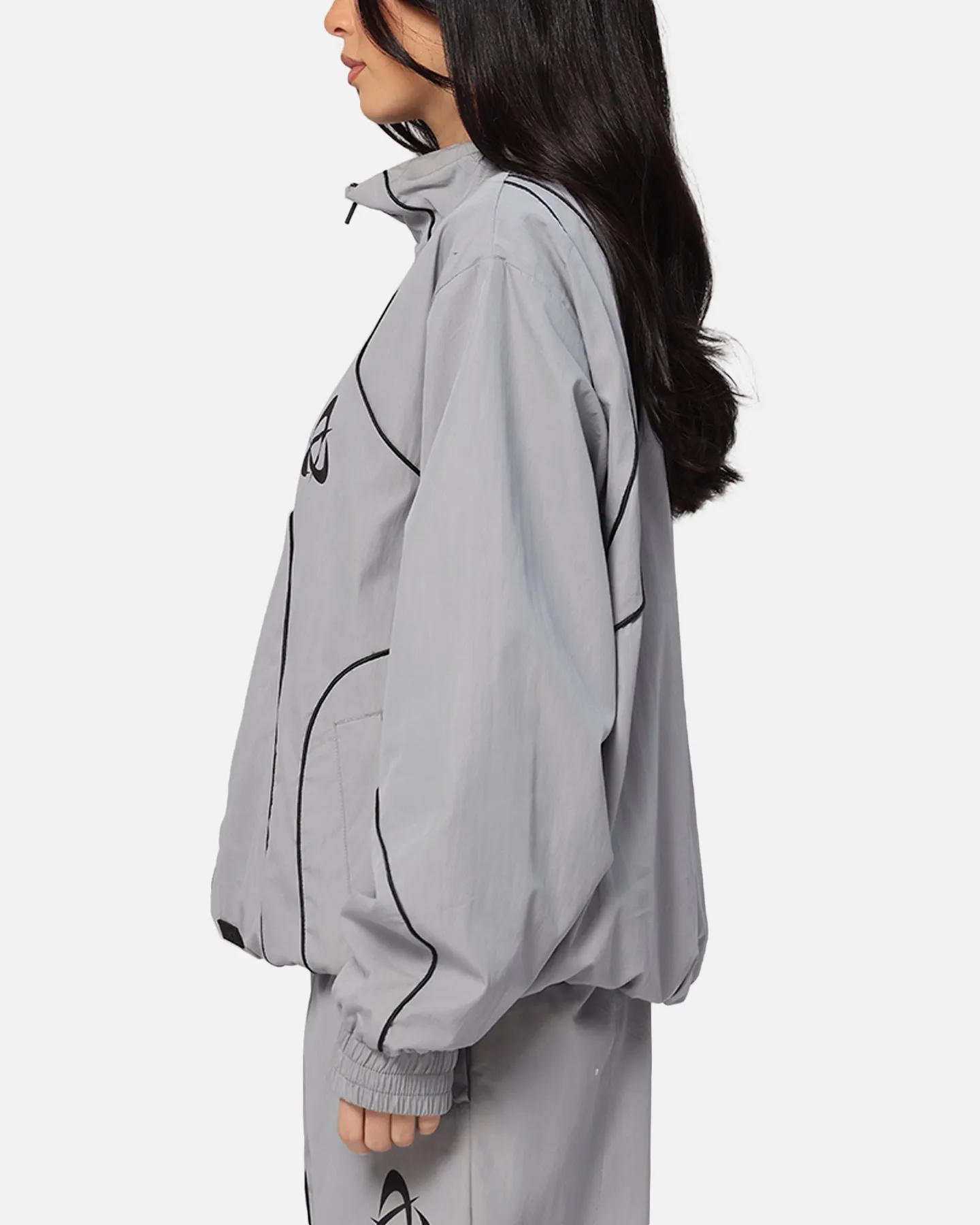 The Anti Order Stereo Nylon Track Jacket Grey