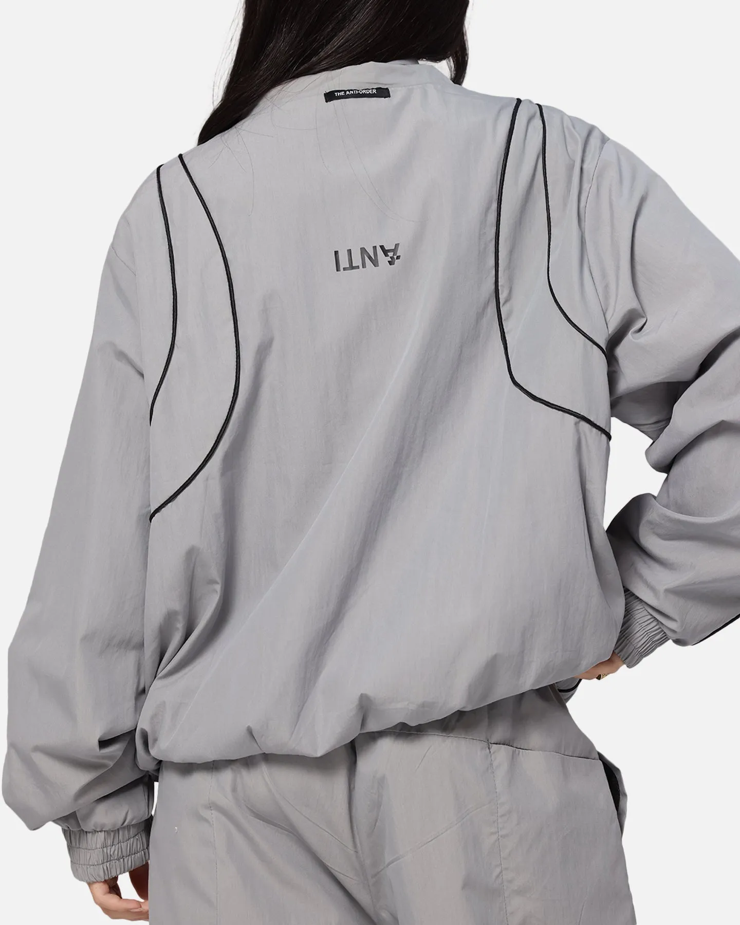 The Anti Order Stereo Nylon Track Jacket Grey