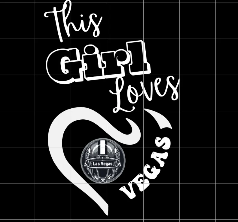 This Girl Loves Vegas Women's Long Sleeve Crop Hoodie