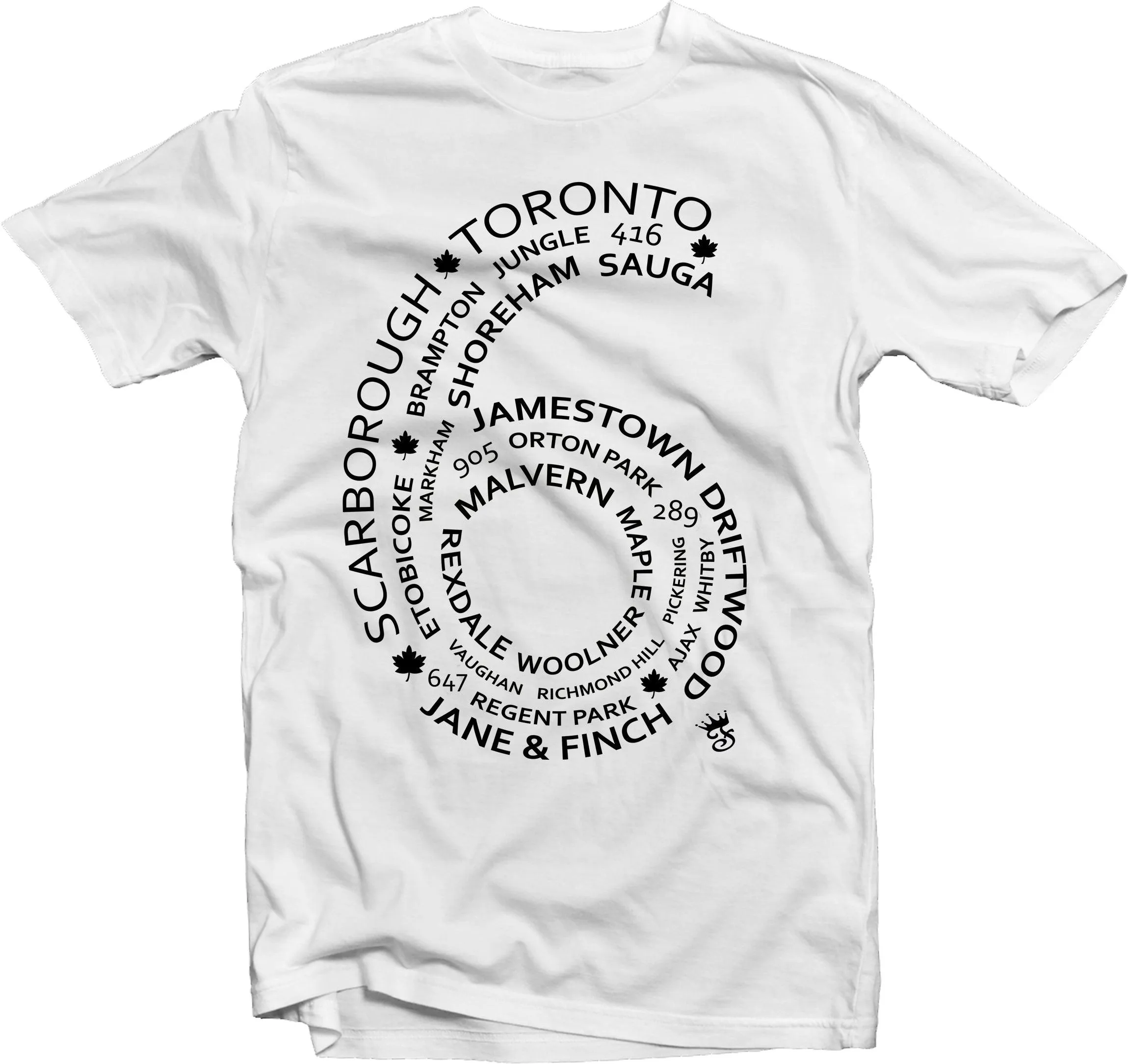 TORONTO 6 SIDE T-SHIRT (WHITE)