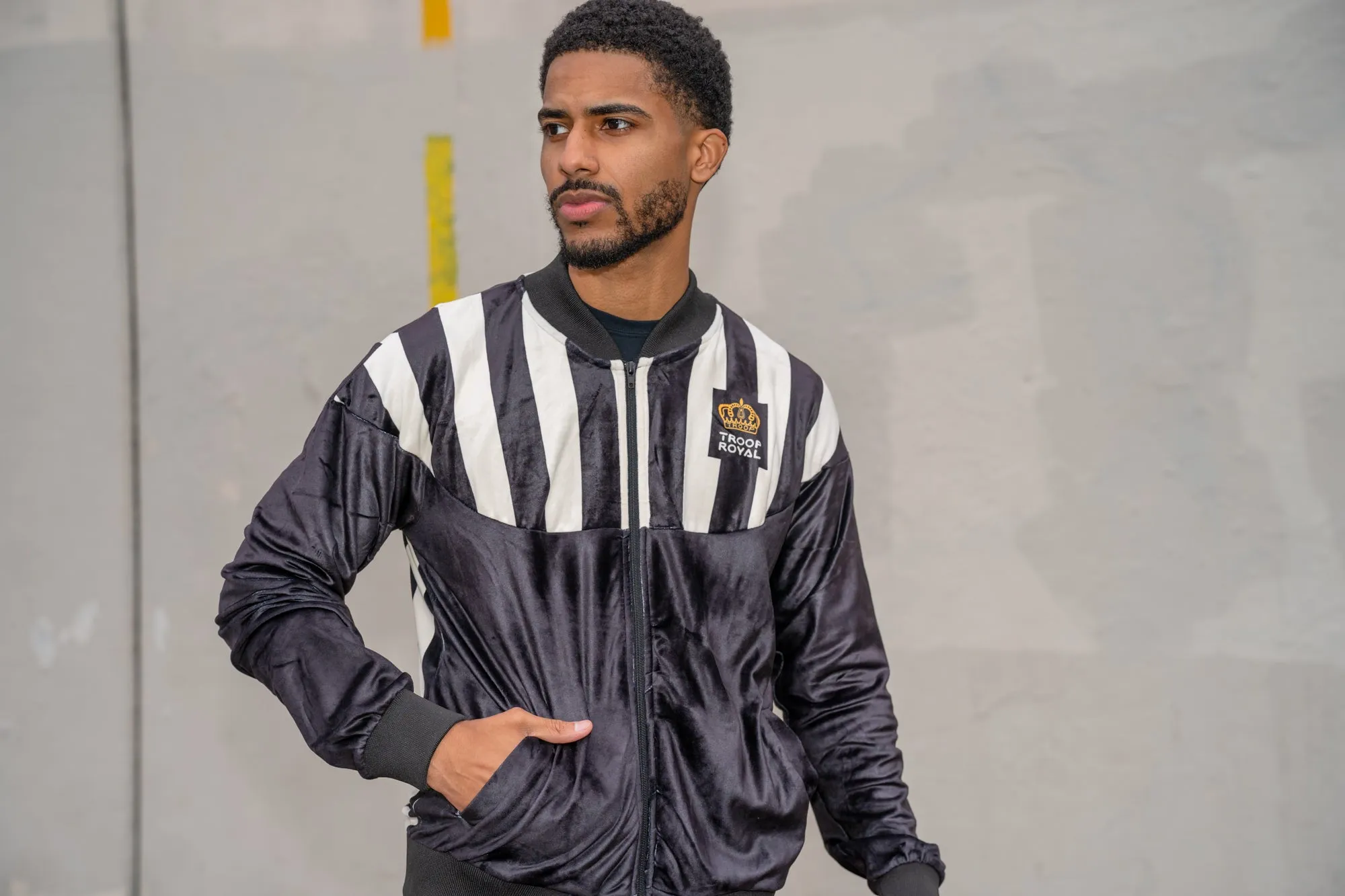 TROOP Crown Royal Velour Jacket 2.0 Black