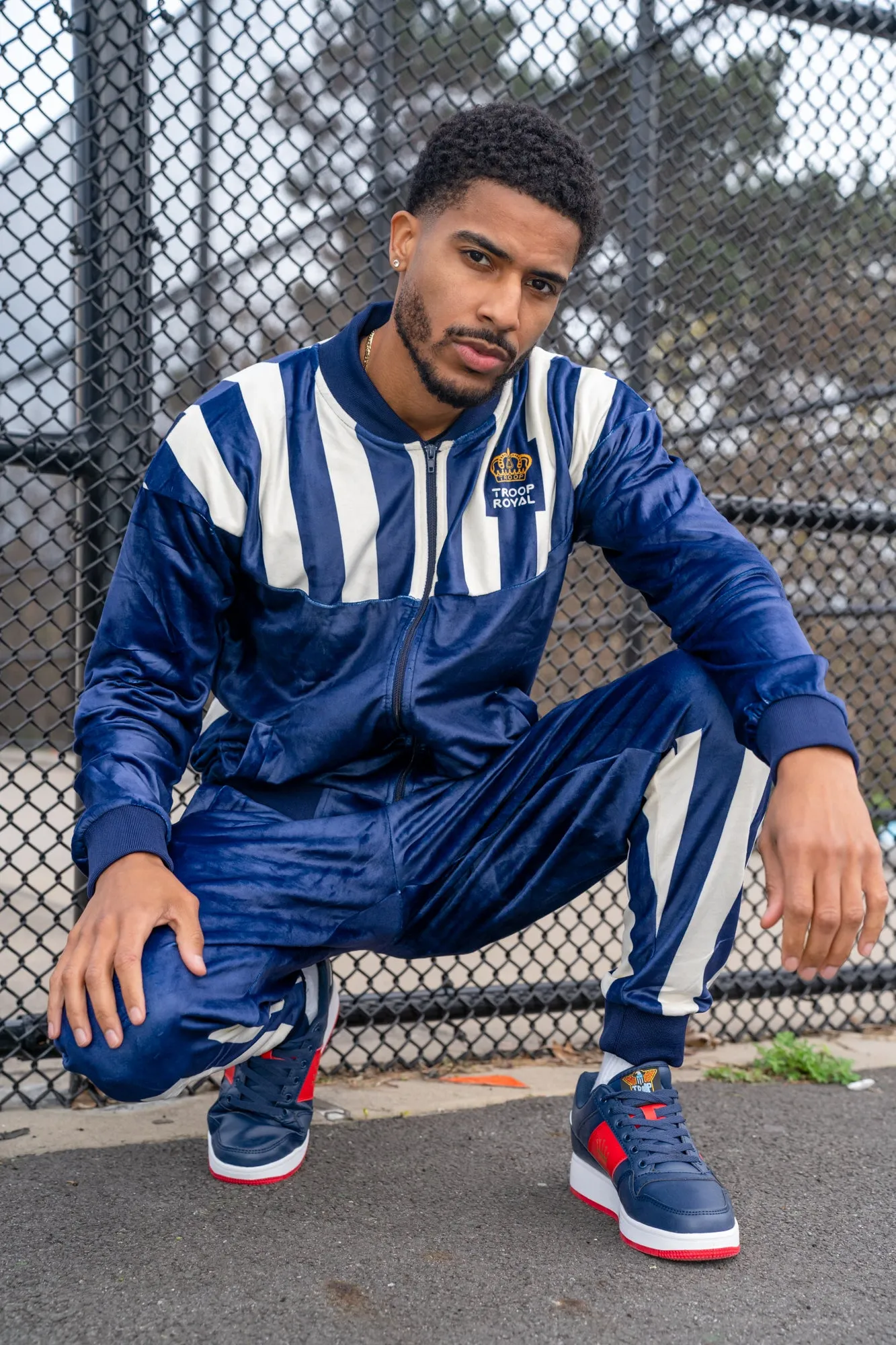 TROOP Crown Royal Velour Jacket 2.0 Navy