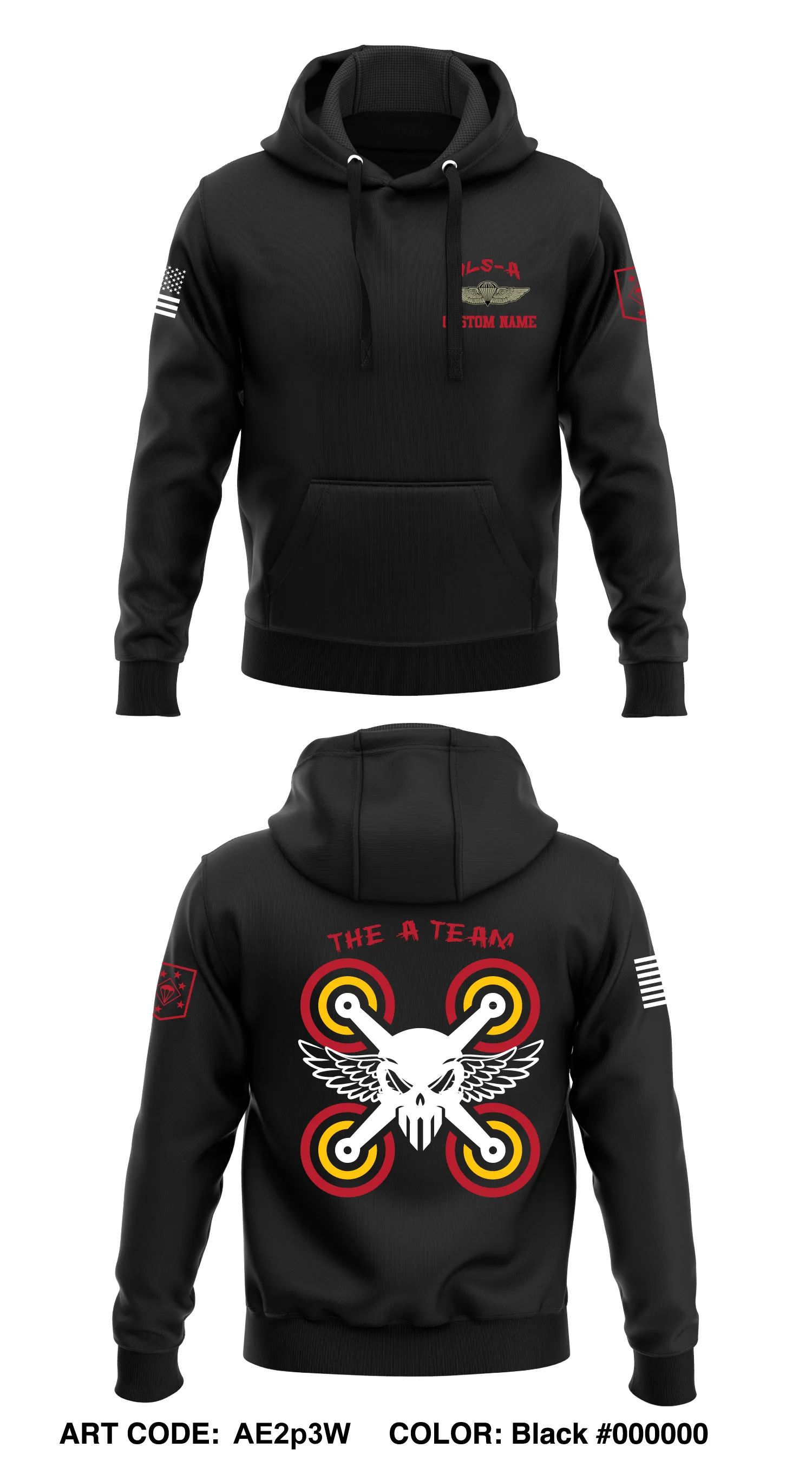 ULS-A  Core Men's Hooded Performance Sweatshirt - AE2p3W