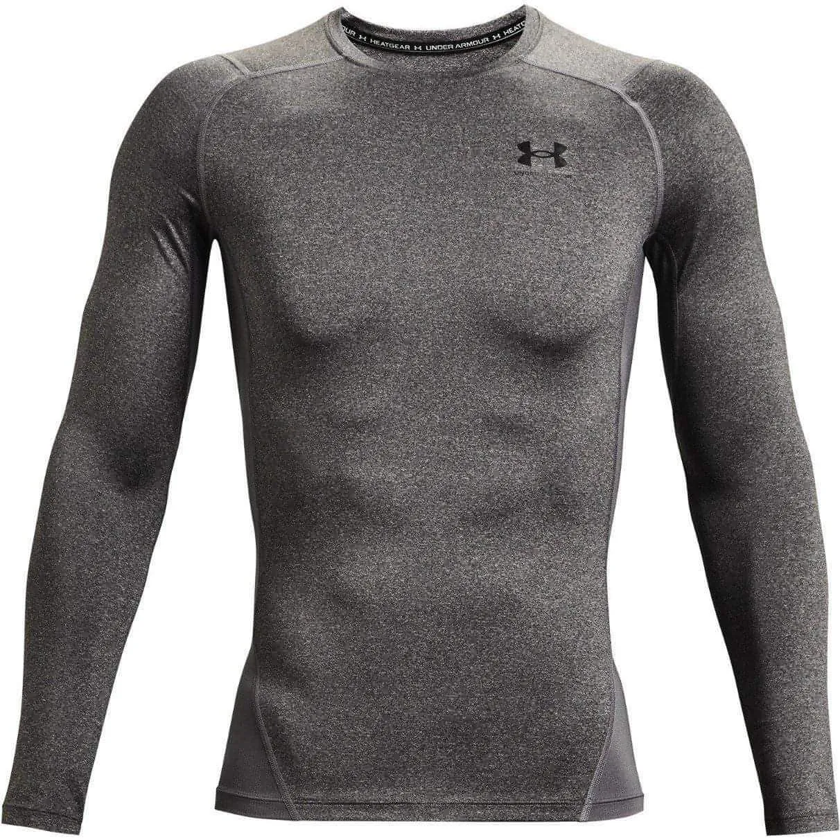 Under Armour Heatgear Armour Long Sleeve Mens Compression Top - Grey