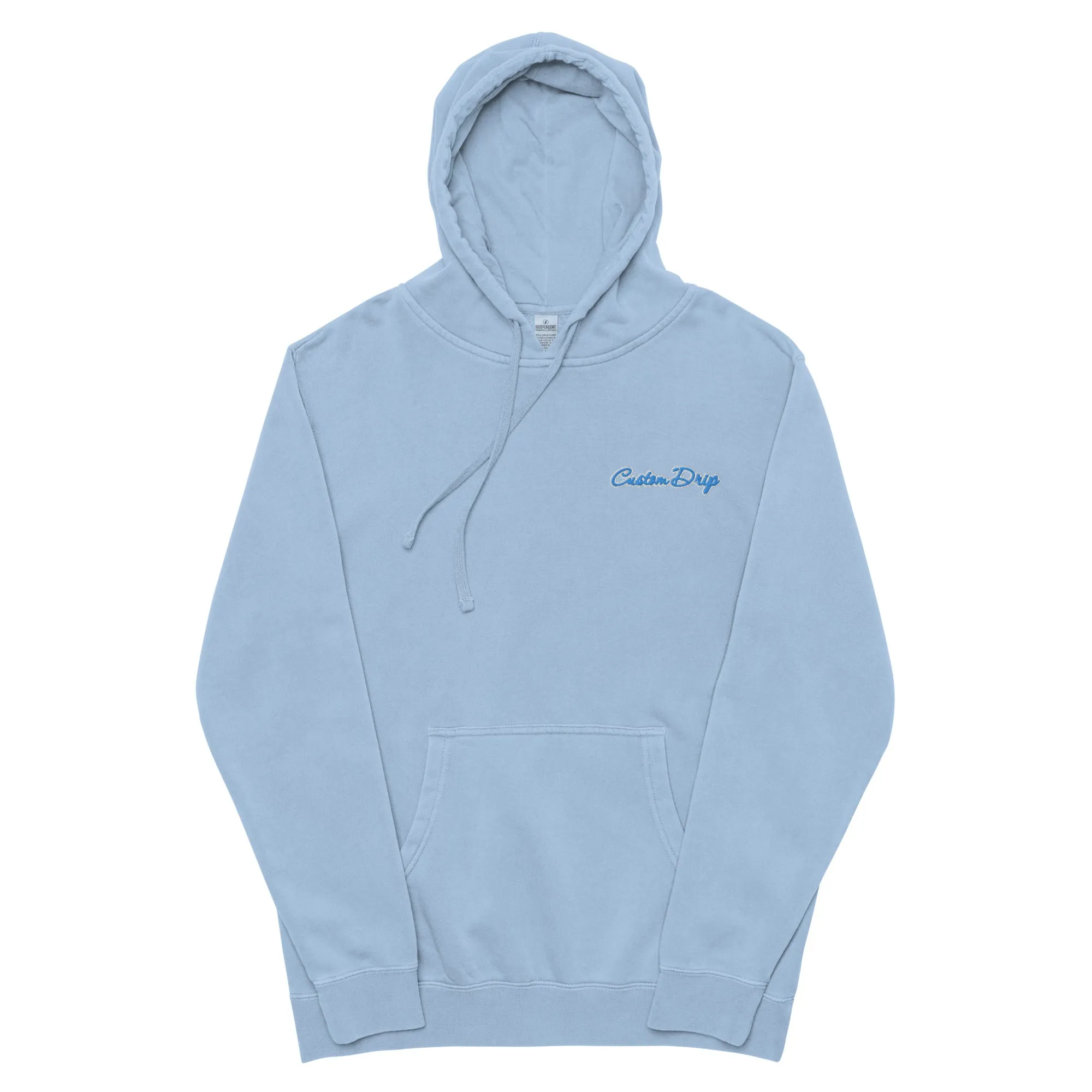Unisex pigment-dyed Custom Drip hoodie