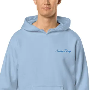 Unisex pigment-dyed Custom Drip hoodie