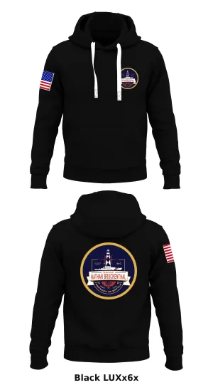 USCGC NATHAN BRUCKENTHAL  Store 1  Core Men's Hooded Performance Sweatshirt - LUXx6x