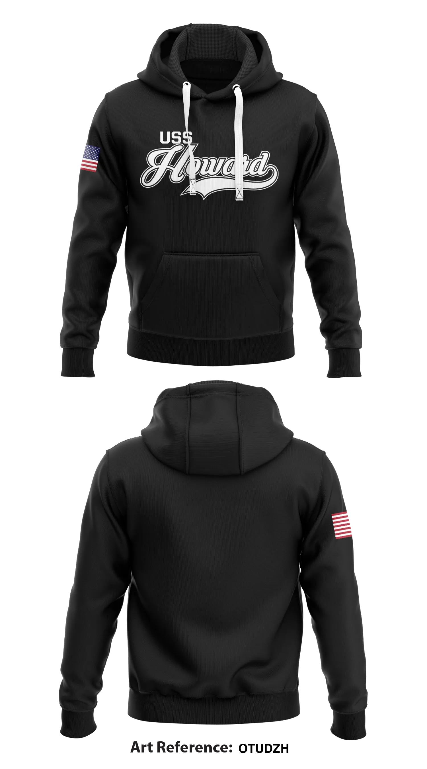 USS HOWARD Store 1  Core Men's Hooded Performance Sweatshirt - OtudzH