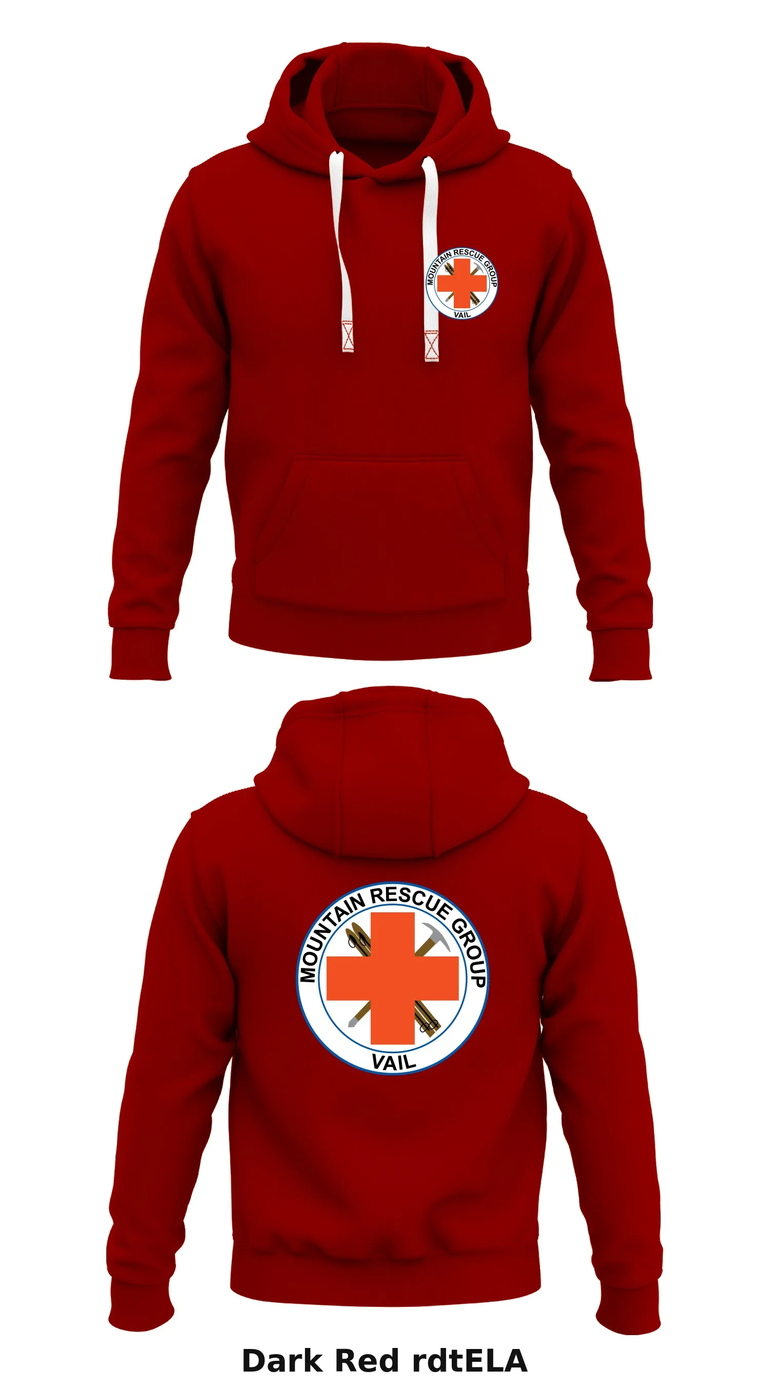 Vail Mountain Rescue Group Store 1  Core Men's Hooded Performance Sweatshirt - rdtELA