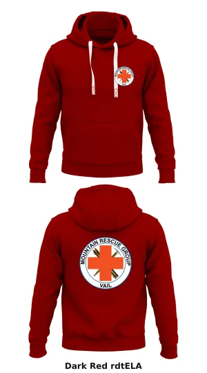 Vail Mountain Rescue Group Store 1  Core Men's Hooded Performance Sweatshirt - rdtELA