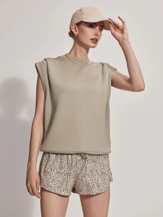 Varley | Otis Sleeveless Sweat {Abbey Stone}