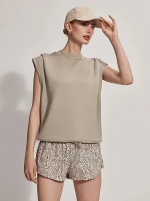 Varley | Otis Sleeveless Sweat {Abbey Stone}