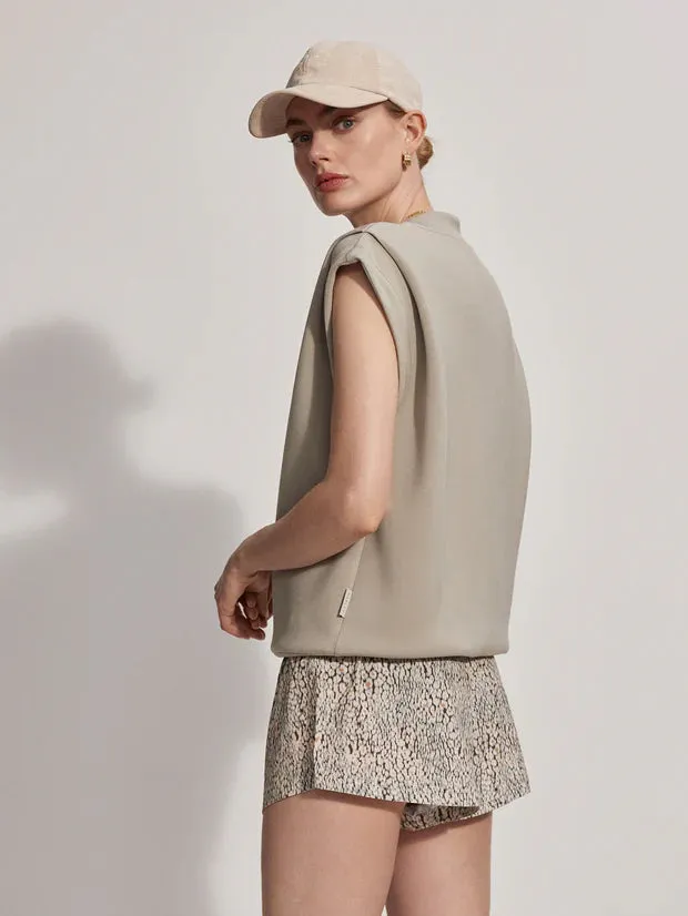 Varley | Otis Sleeveless Sweat {Abbey Stone}
