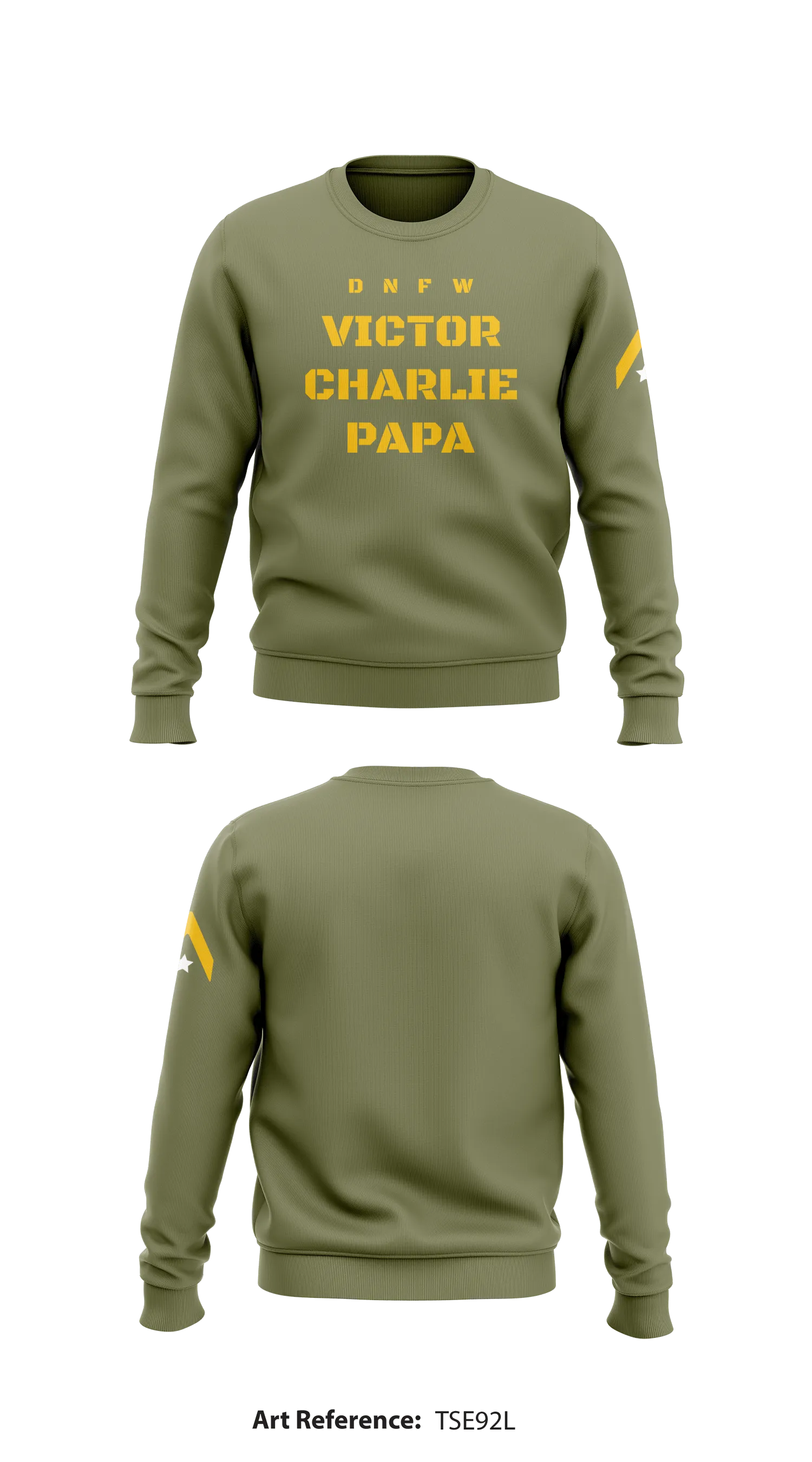 Veterans Community Project  Store 1 Core Men's Crewneck Performance Sweatshirt - 7etxVJ