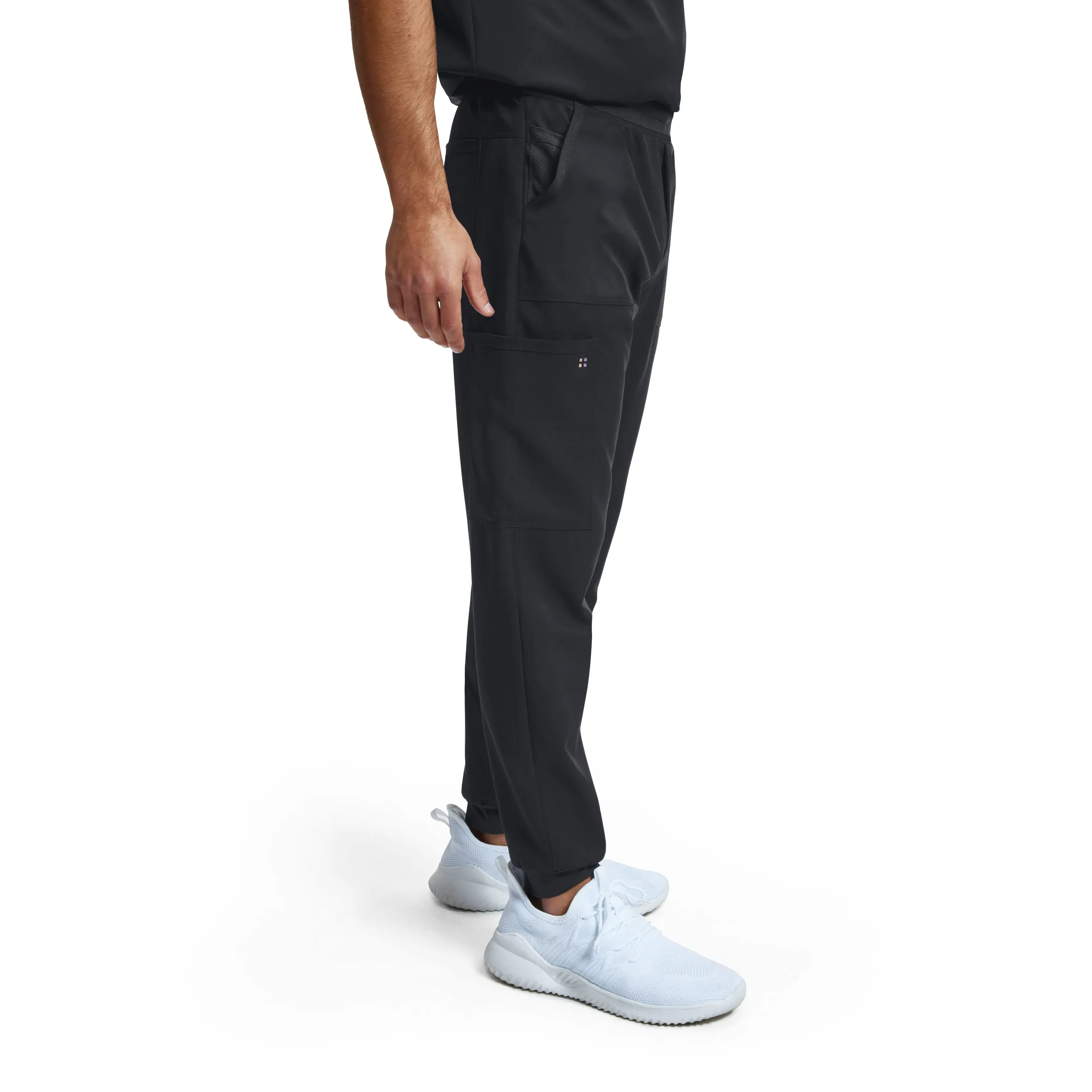 VIBE WB431 Men's Jogger Scrub Pants Pewter