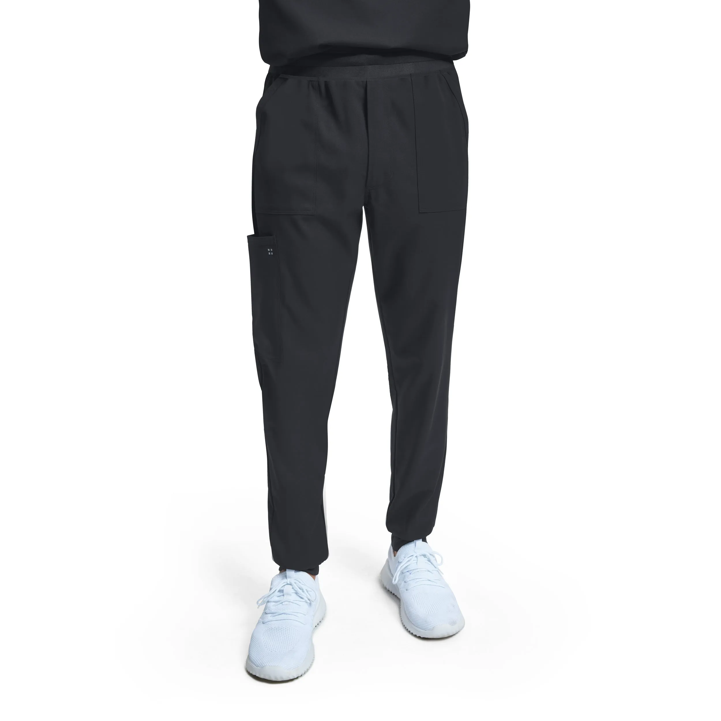 VIBE WB431 Men's Jogger Scrub Pants Pewter