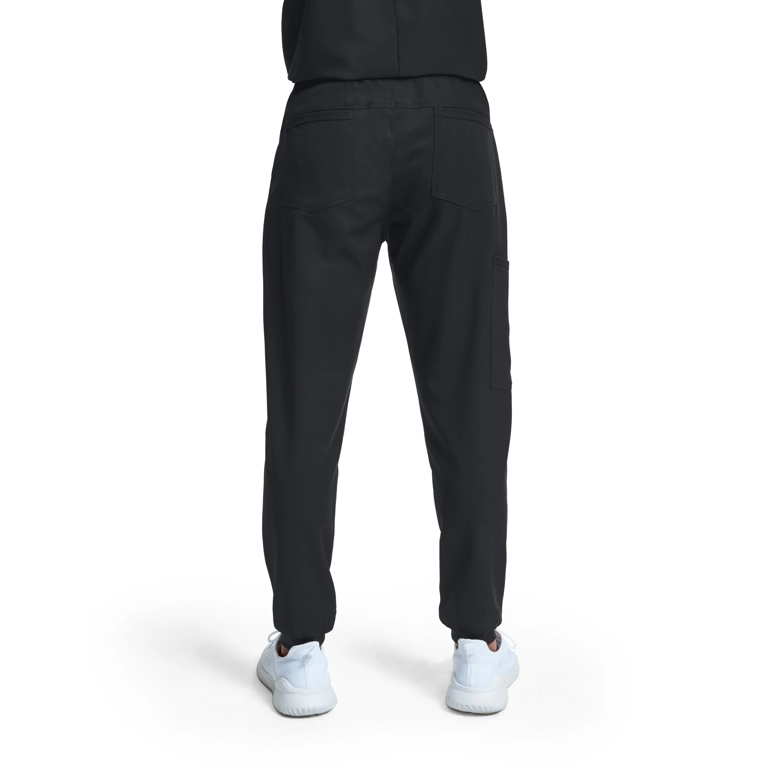 VIBE WB431 Men's Jogger Scrub Pants Pewter