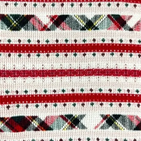 Victoria’s Secret Christmas Plaid Stripe Thermal Pajama Jogger Pants Small