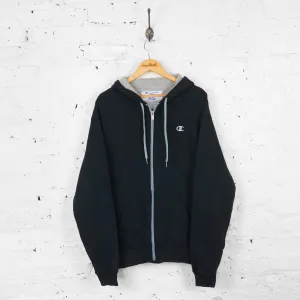 Vintage Champion Hoodie - Black - L