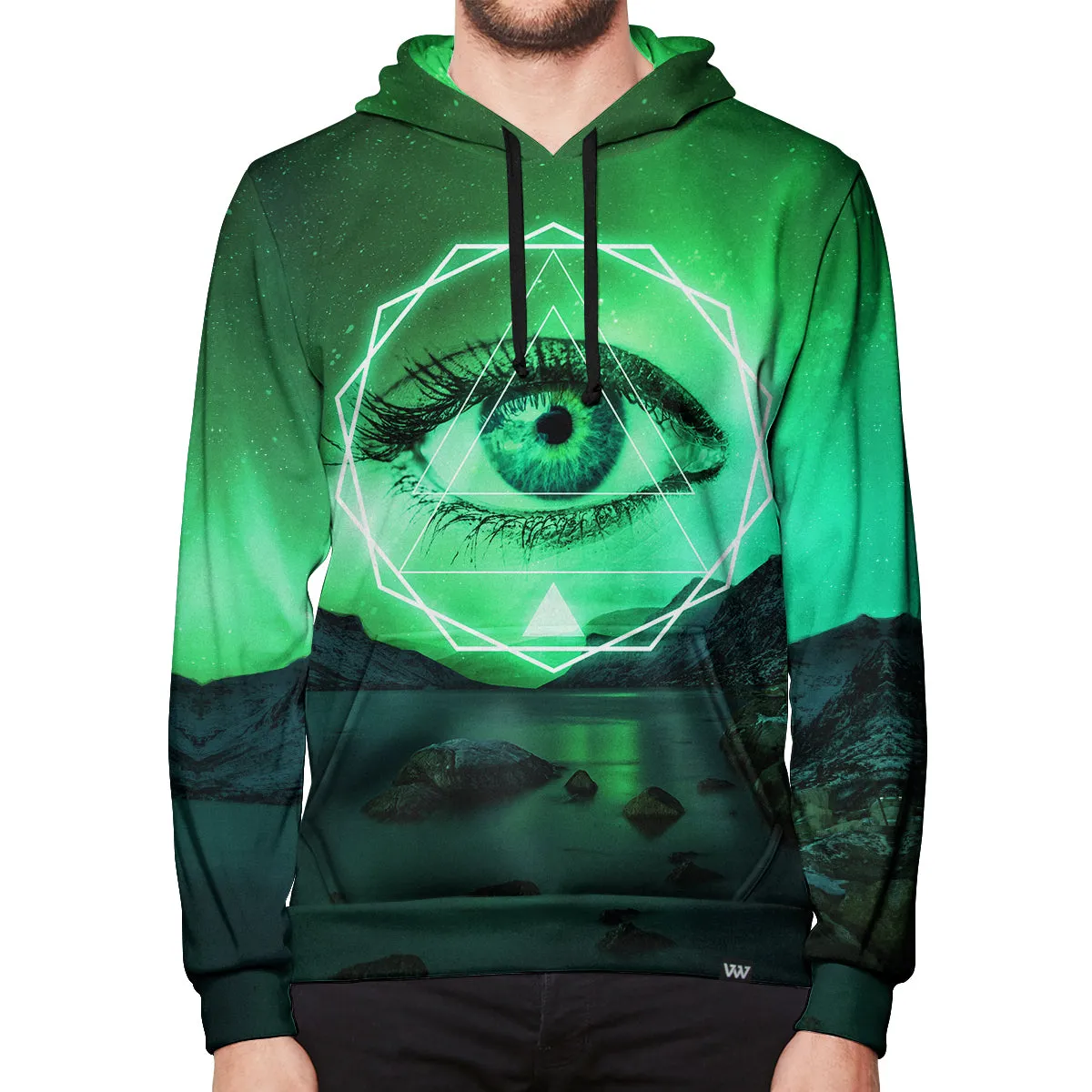 Viridian Third Eye Pullover Hoodie