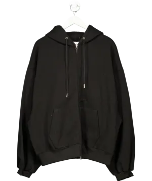 Void Black Zip Up Hoodie UK M
