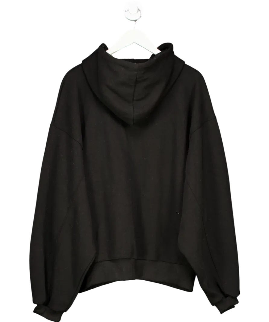 Void Black Zip Up Hoodie UK M