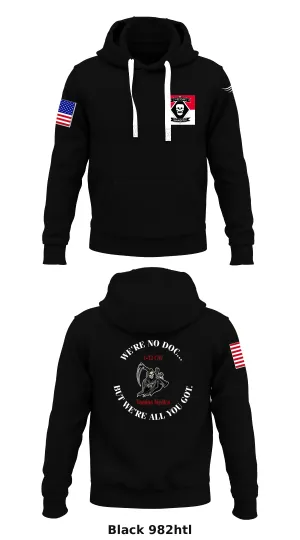 VooDoo Platoon, HHT, 1-32 CAV, 1 BCT, 11st ABN DIV Store 1  Core Men's Hooded Performance Sweatshirt - 982htl