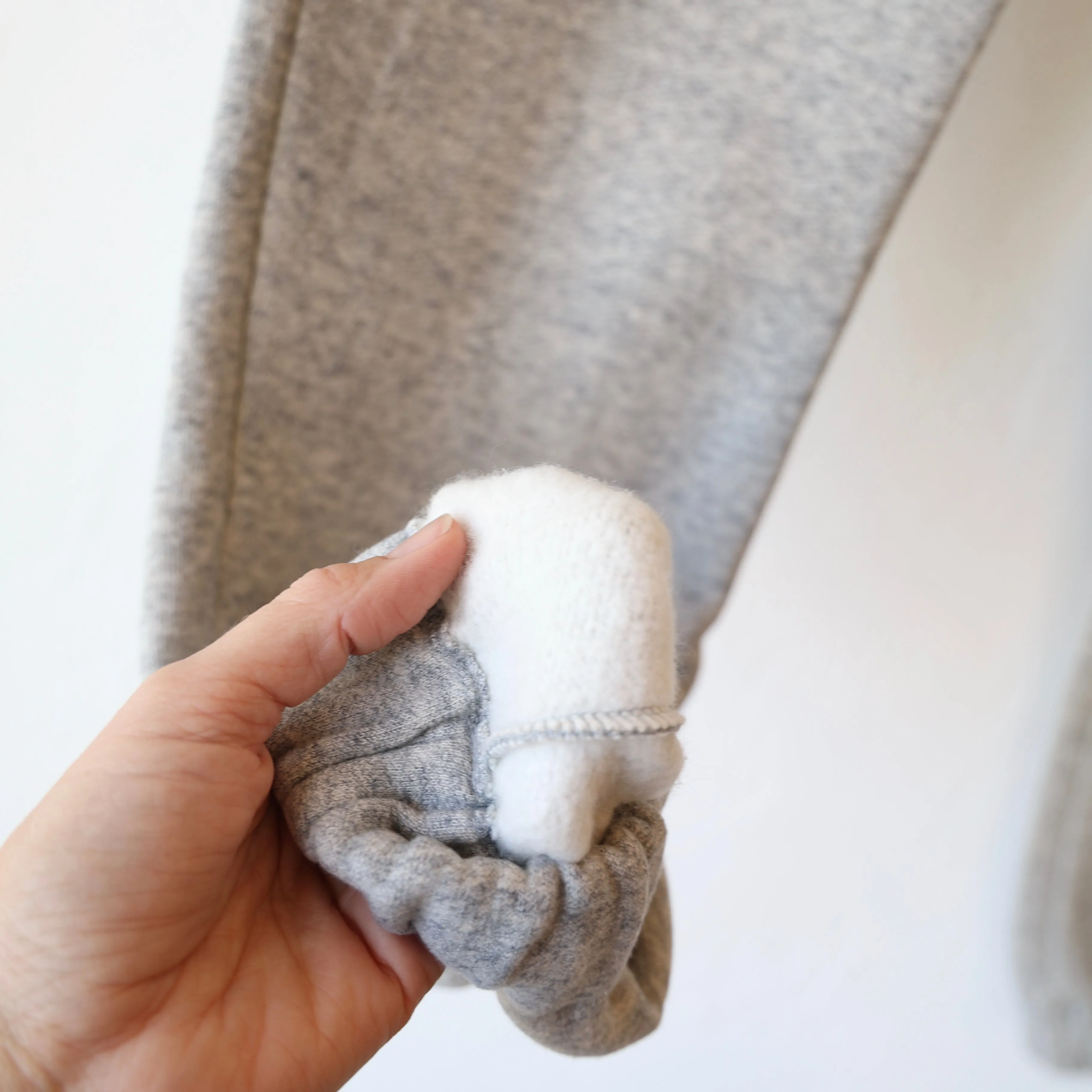 V::room Cotton Sweat Pants- Heather Grey