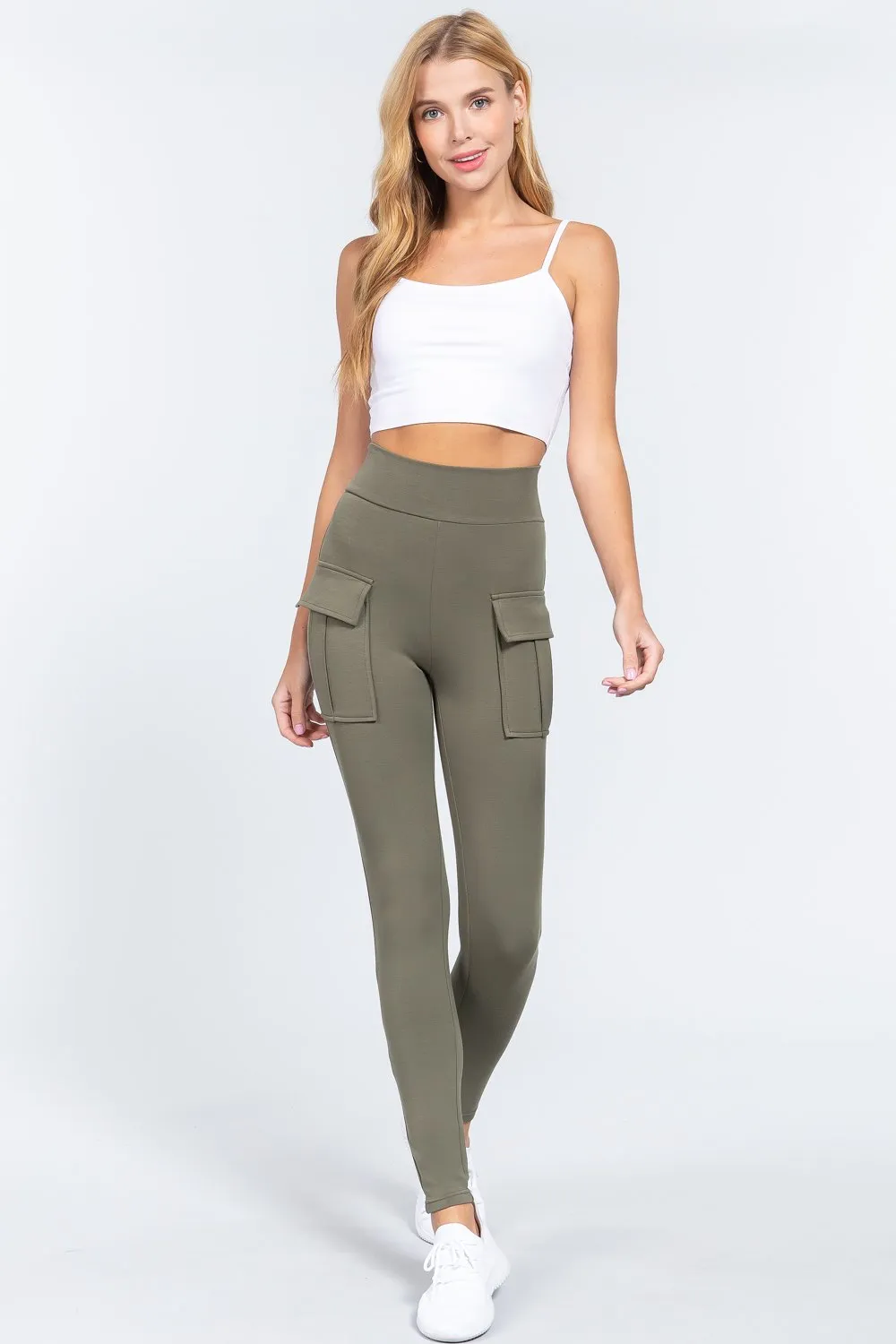 Waistband Side Pocket Jogger Pants