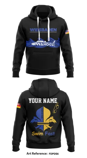 Wiesbaden Wahoos Store 1  Core Men's Hooded Performance Sweatshirt - FdPds6