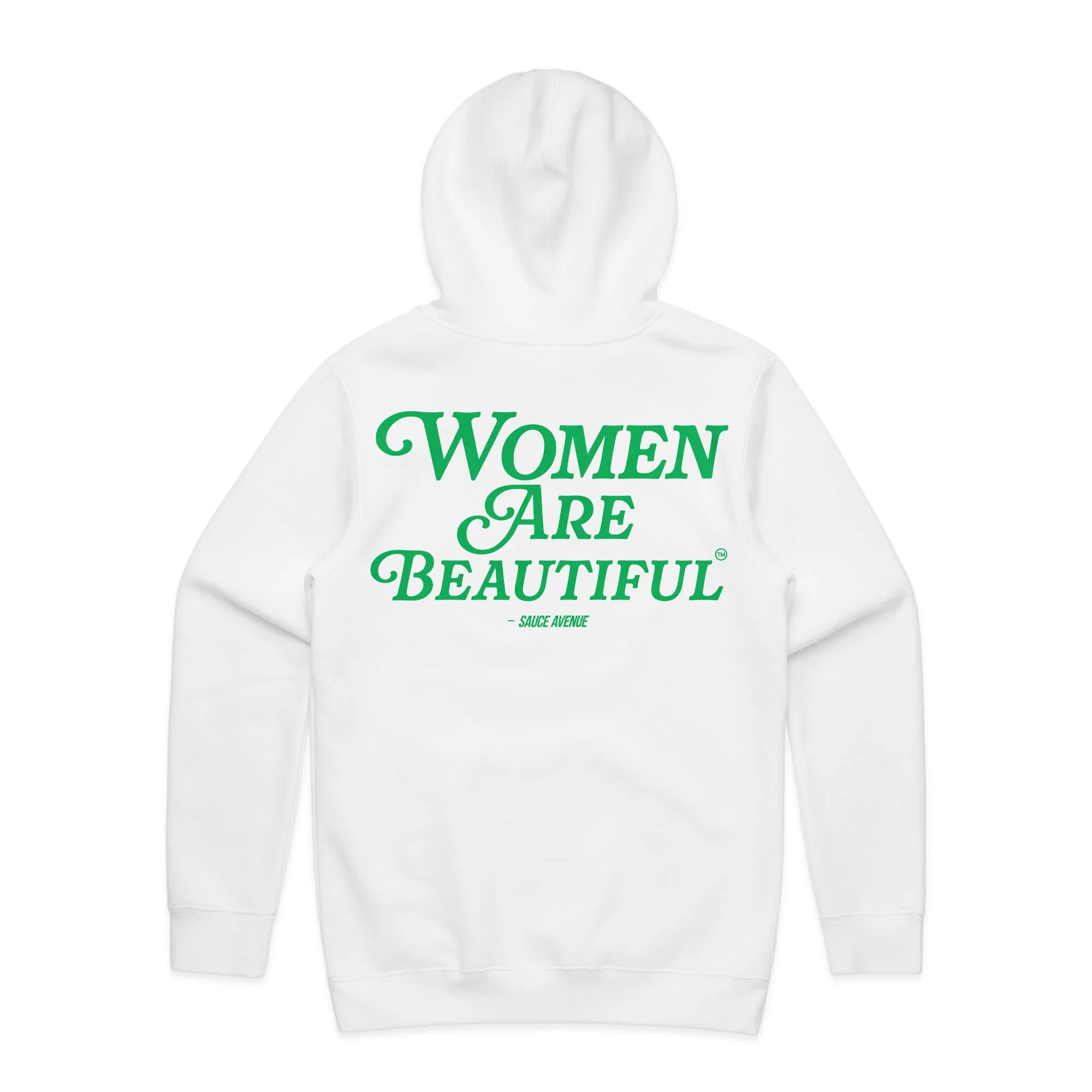 Women Are Beautiful (GN) | White Hoodie
