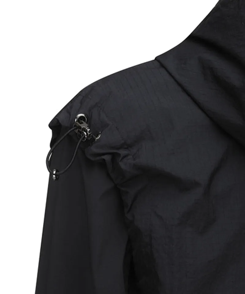 Women's Detachable MA-1 Jacket - Black