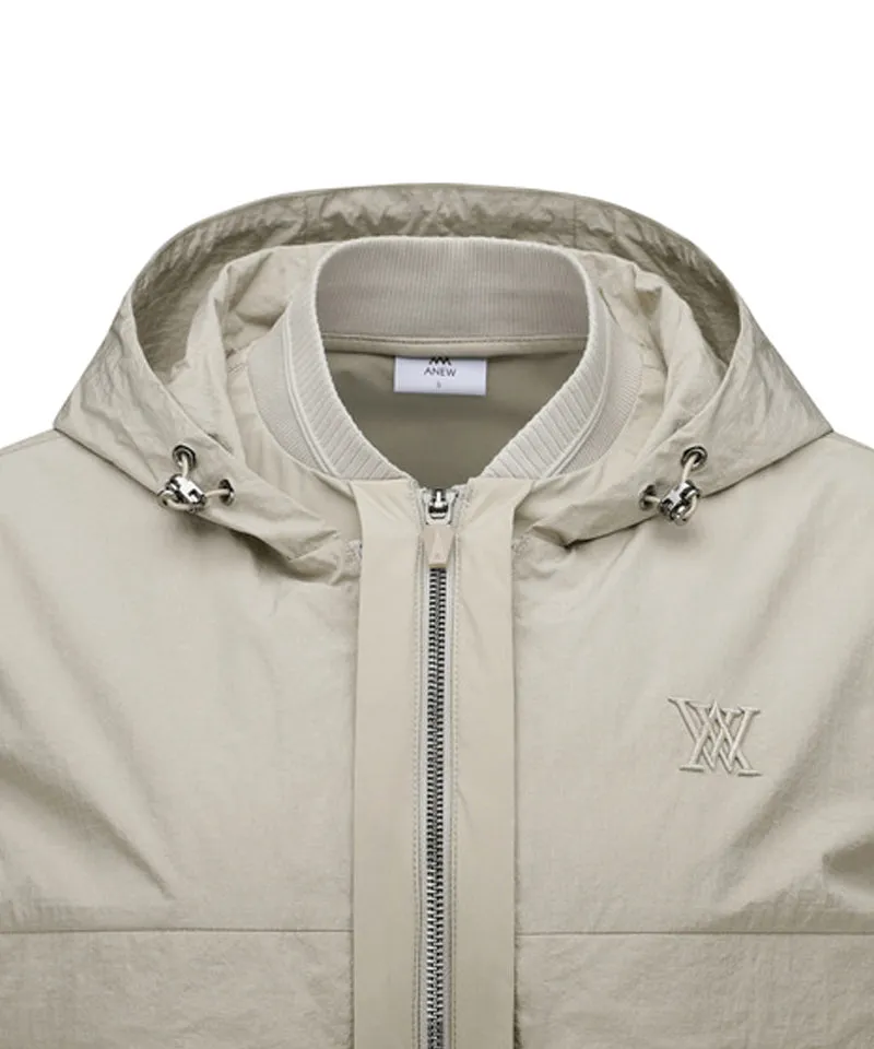 Women's Detachable MA-1 Jacket - Light Beige