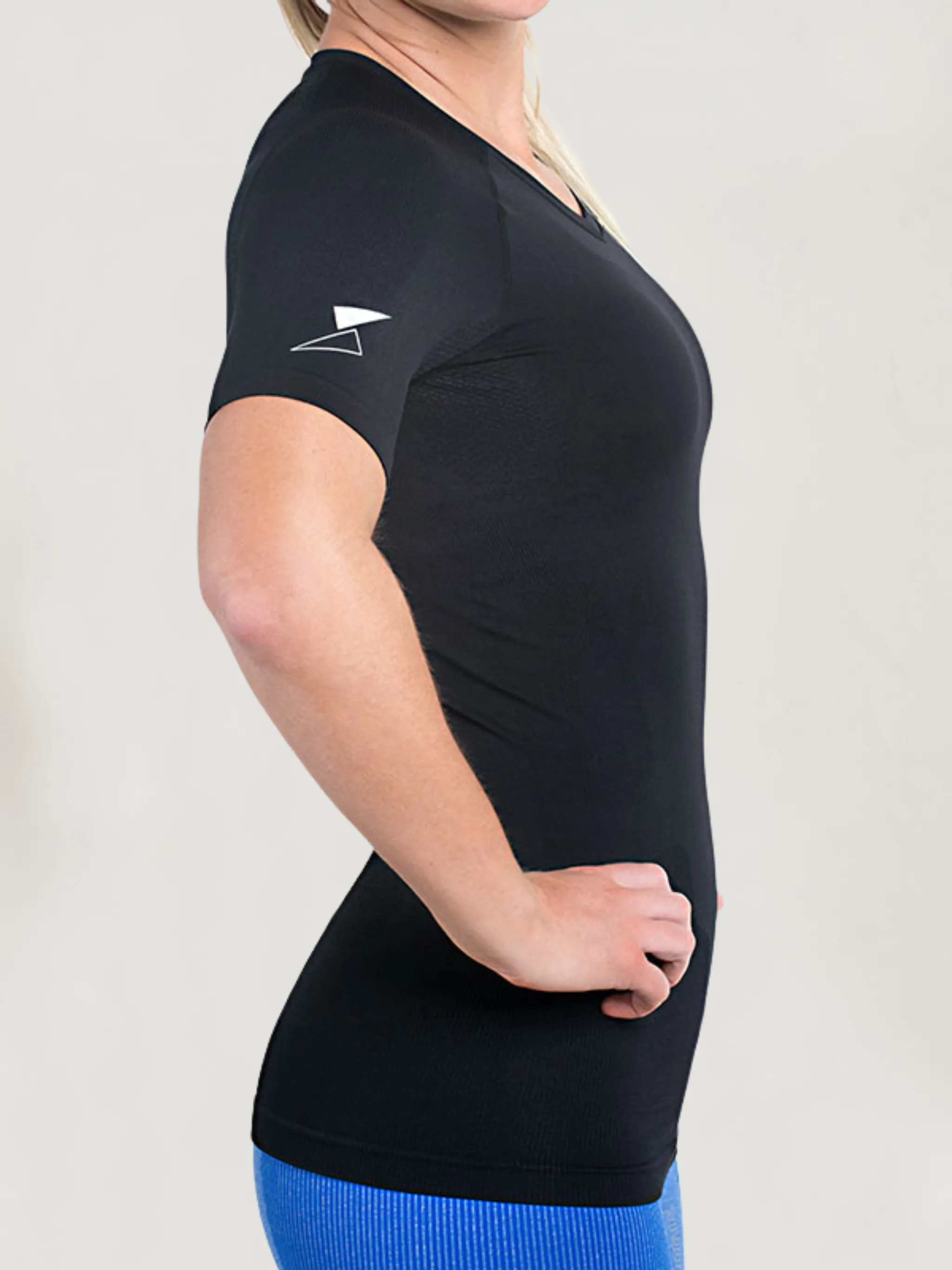 Women's Short Sleeve Body Mapped Compression Top