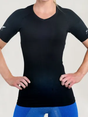 Women's Short Sleeve Body Mapped Compression Top