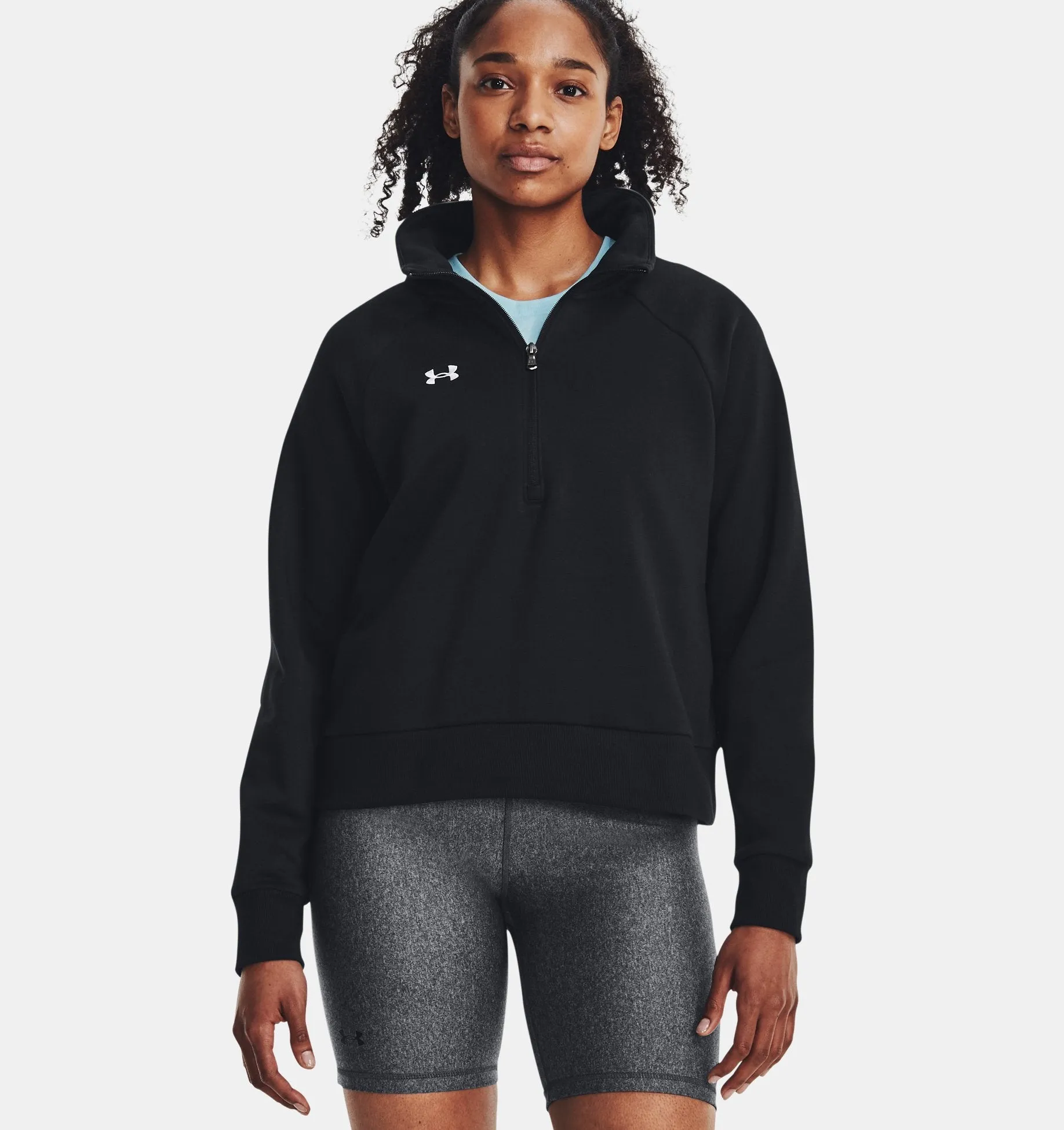 Women's UA Rival Fleece 1/2 Zip