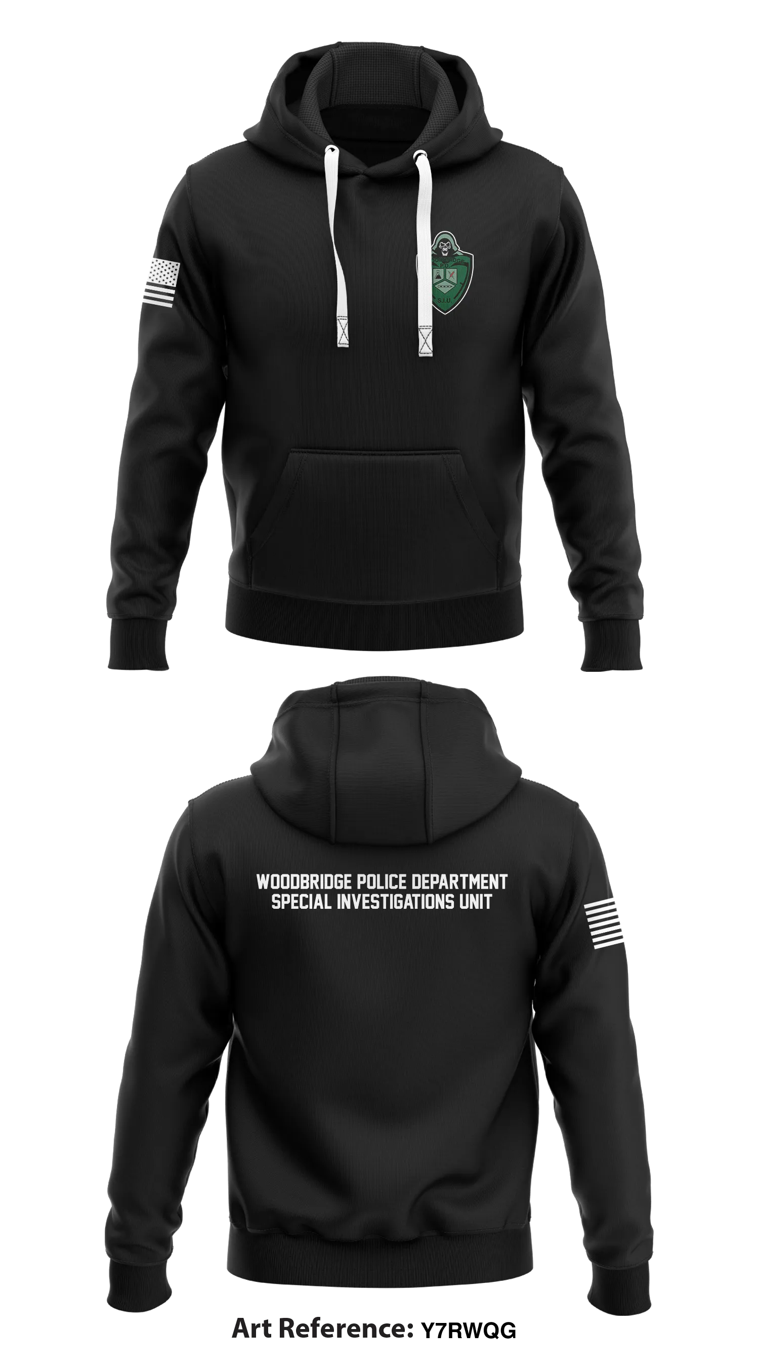 Woodbridge Police SIU Store 1  Core Men's Hooded Performance Sweatshirt - Y7rwQG