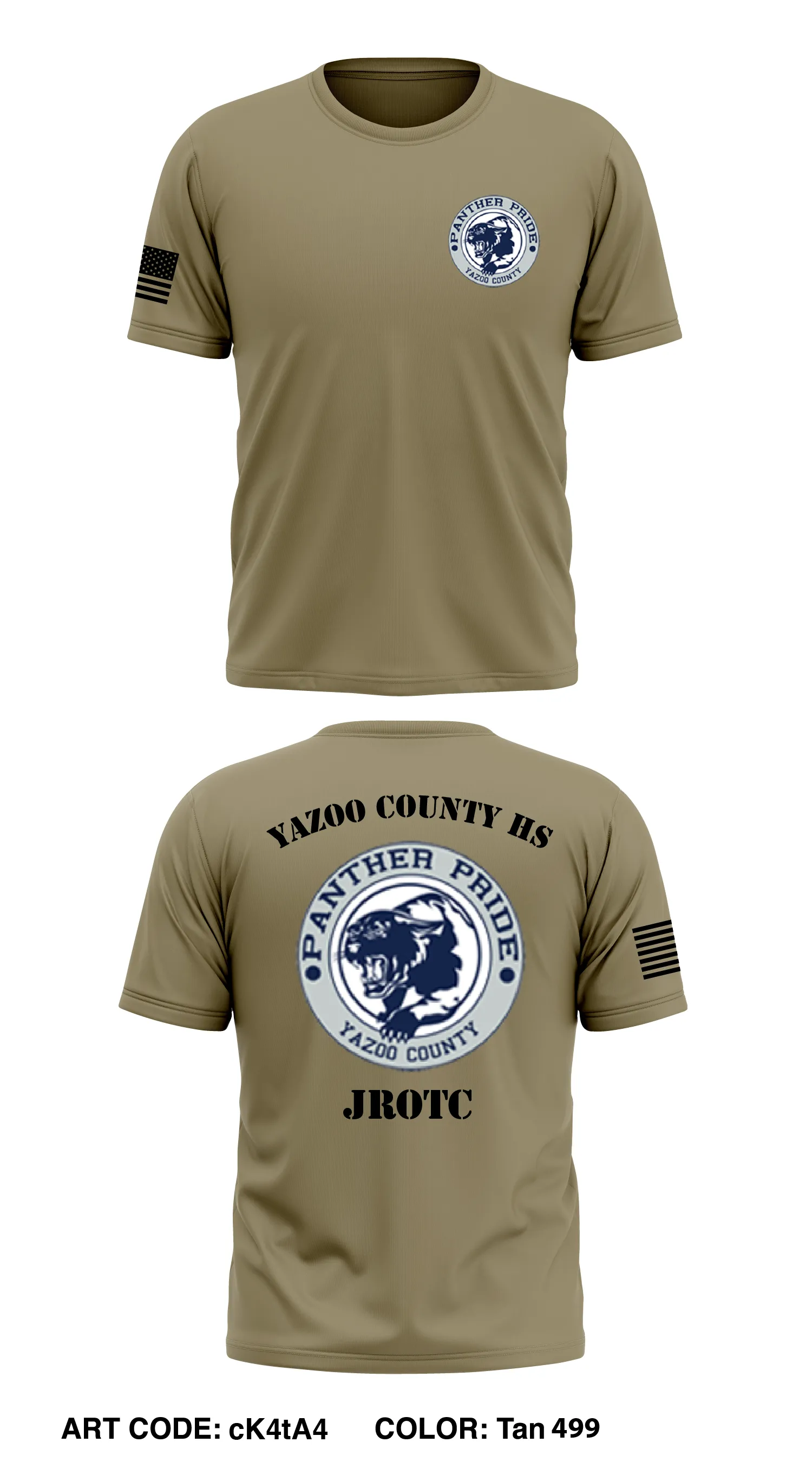 Yazoo County High School Core Men's SS Performance Tee - cK4tA4